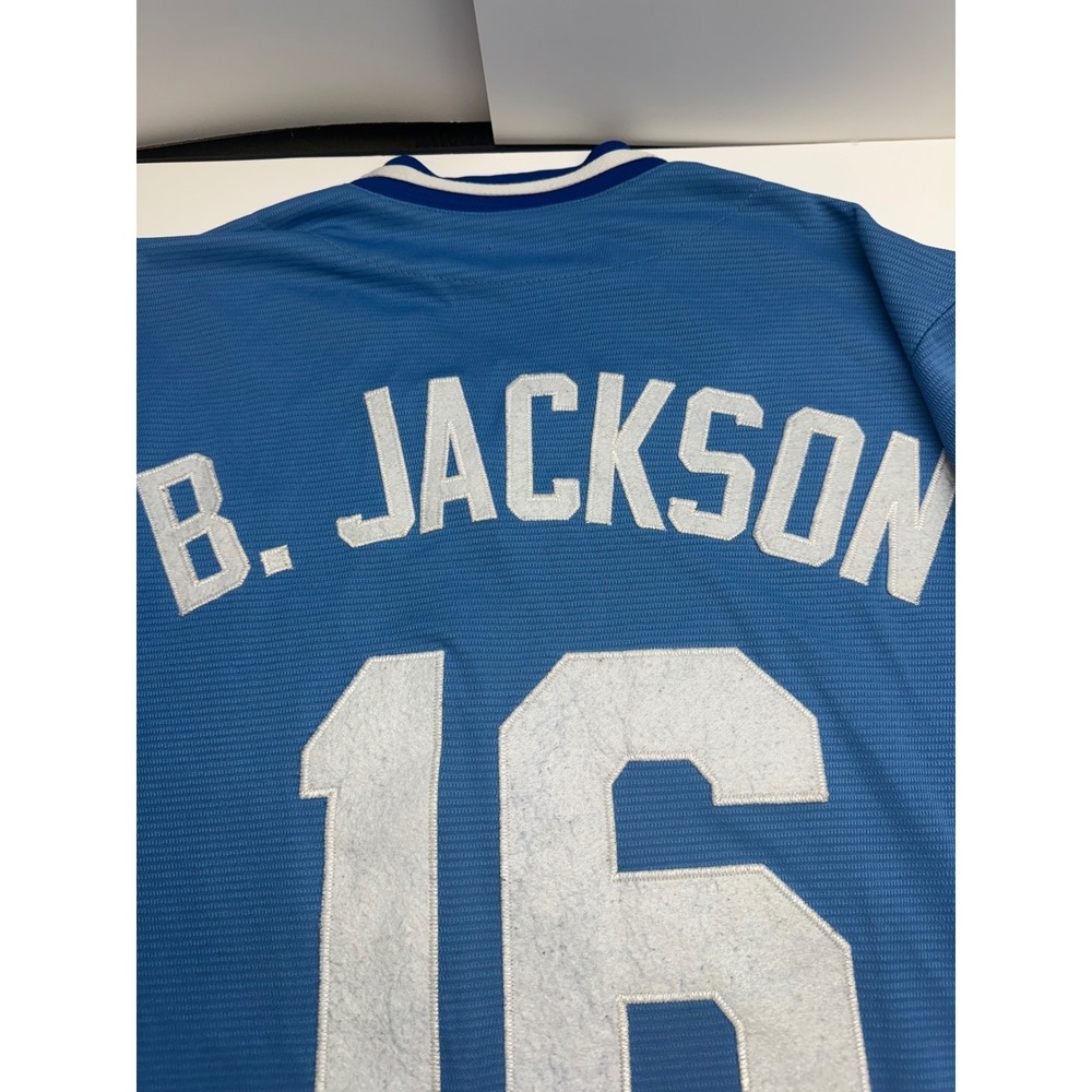 Mitchell & Ness Bo Jackson Kansas City Royals Jersey 16 Powder Blue Mens M - Picture 12 of 14